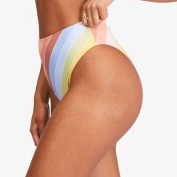 Billabong Bikini Set Brighter Daze Slide Triangle Top & Rise Bottoms Size M NWT - Picture 5 of 10